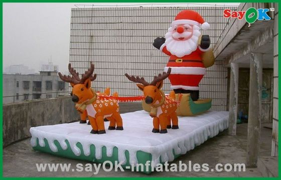 Christmas Inflatable Holiday Decorations Inflatable Santa And Reindeer