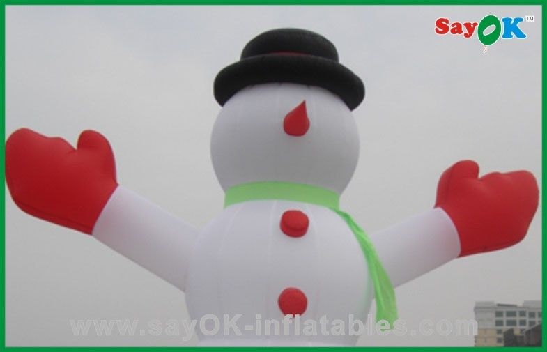 Custom Inflatable Holiday Decorations Inflatable Snowman With CE RoHS