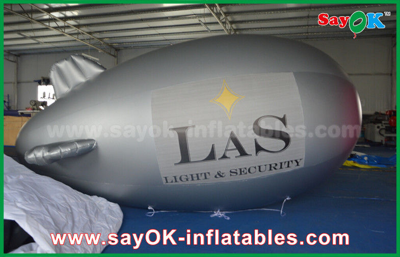 PVC 5m Inflatable Helium Balloon Airplane Zeppelin for Promotional