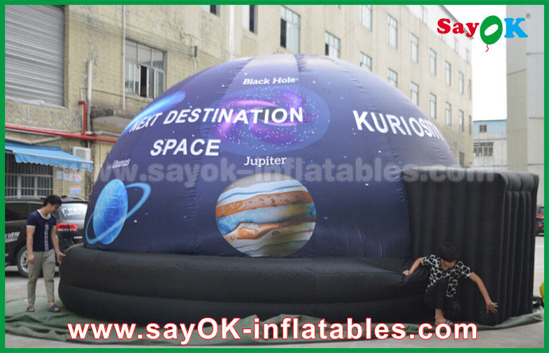 Waterproof Full Print Mobile Planetarium Inflatable Dome Tent With Star