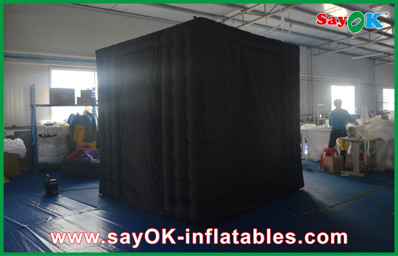 Inflatable Party Tent Party PVC Round Inflatable Photo Booth Enclosure , No Led Light