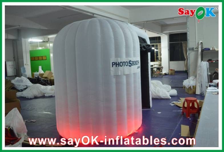 Inflatable Photo Studio 210D Oxford Cloth Inflatable Photobooth UL / CE Certificated Blower