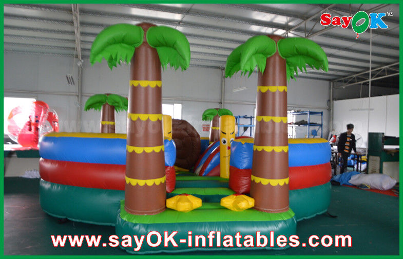Bank Transfer Payment Accepted for Inflatable Bouncer Slide with Pool and Coconut Tree