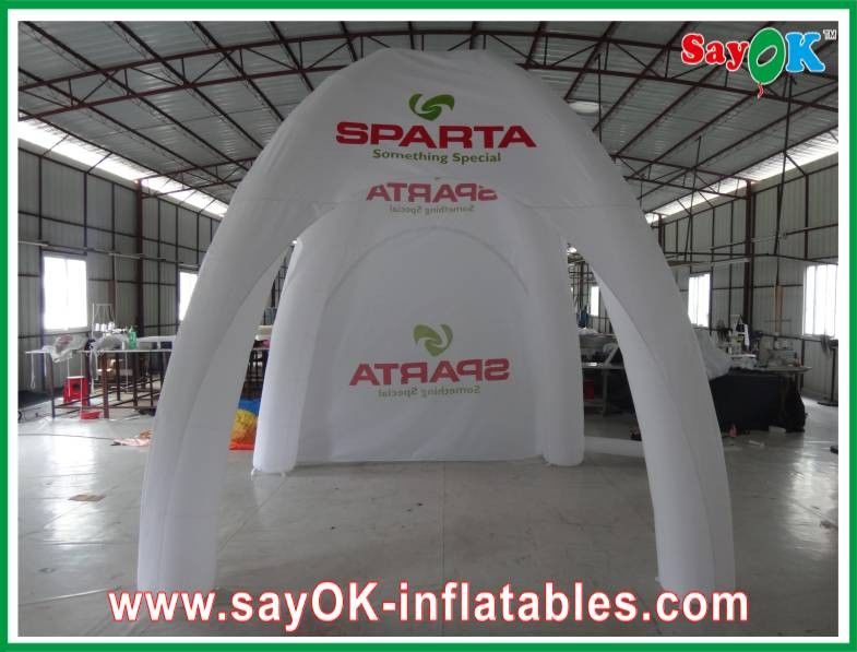 Go Outdoors Inflatable Tent Damp Proof With Logo Printing Inflatable Tent Dome