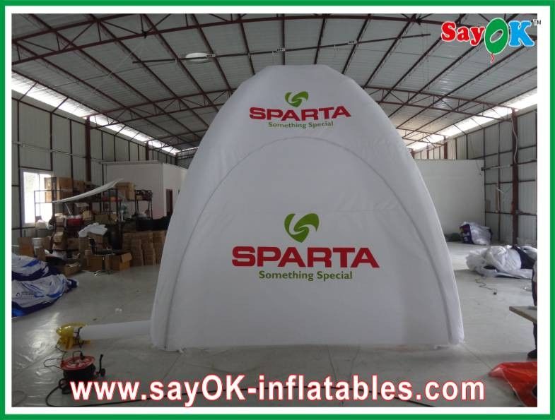 Go Outdoors Inflatable Tent Damp Proof With Logo Printing Inflatable Tent Dome