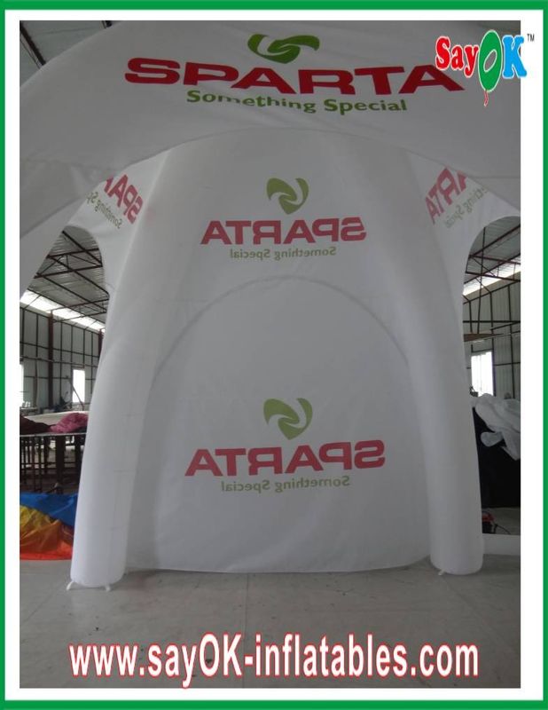 Go Outdoors Inflatable Tent Damp Proof With Logo Printing Inflatable Tent Dome