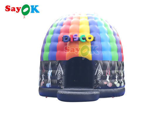 5m 16,5ft Disco Dome nadmuchiwany dom do odbijania z dyskotekowym światłem