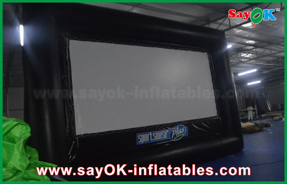 Nadmuchiwany ekran projektora 6 x 3,5 m Pvc / Oxford Cloth Protable Film Nadmuchiwany ekran filmowy do wypożyczenia