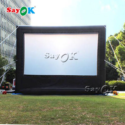 Duży nadmuchiwany ekran filmowy Łatwa instalacja Oxford Cloth ODM Blow Up Theatre Screen