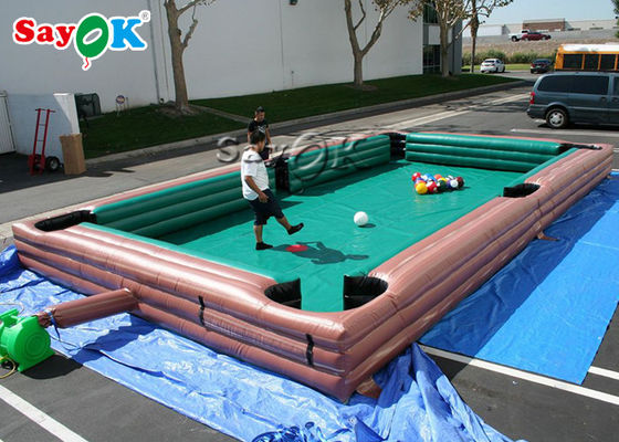 Nadmuchiwane gry imprezowe Big Human nadmuchiwane gry sportowe Snooker stół bilardowy Logo drukowanie