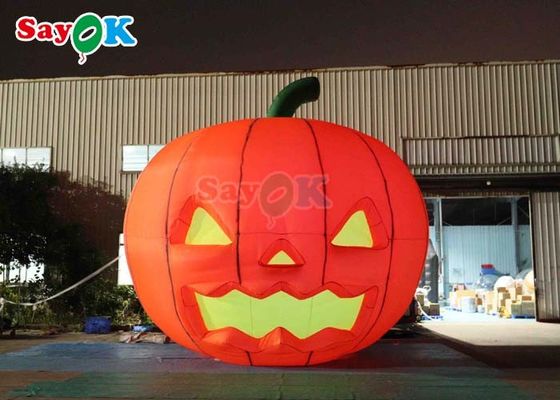 16.4FT Wielkie Halloween Dekoracje dyni na powietrze Drukowanie cyfrowe