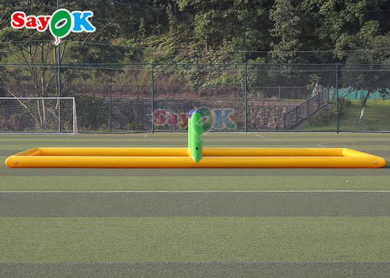 Nieprzepuszczalny pływający basen do siatkówki 0,9 mm PVC Wodny boisko do siatkówki Wodnej Wydmuchuj zabawki wodne dla sportu Wodne gry
