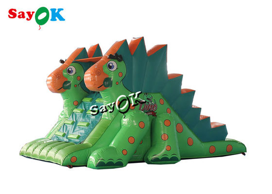 Komercyjny Płynny zjeżdżalnik dla małych dzieci Pvc Dry Slide dla dinozaurów