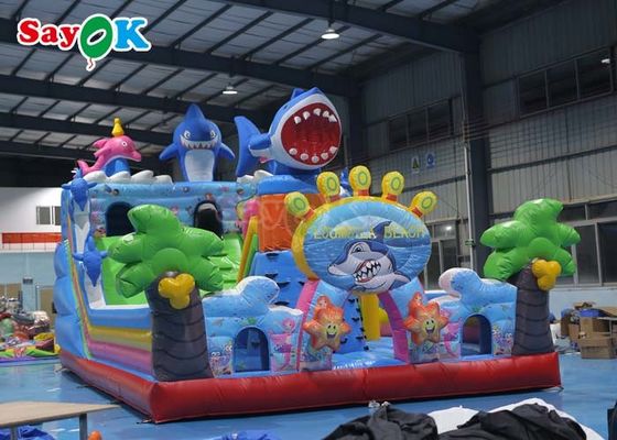 Wzmocniony zły zamek komercyjny Blow Up Jumping Combo Bounce House Wzmocniony zły zamek