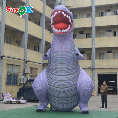 Wydarzenie Oxford Tkanina Nadmuchany rysunek Nadmuchany Boże Narodzenie Dinozaur Reklamowy model