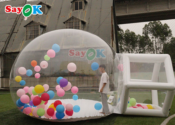 Kids Bubble Bouncy nadmuchiwany namiot powietrzny balon jasne kopuły namiot